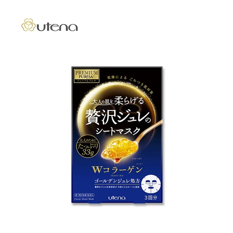 Utena Premium Presa Golden Gelée Double Collagen Sheet Mask