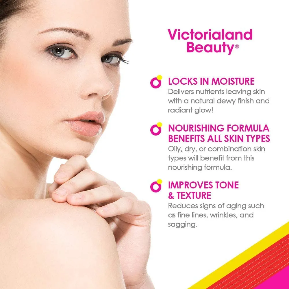 VictoriaLand Beauty Nourishing Face and Neck Cream - Skin-Loving Moisturizer (1.70 oz)