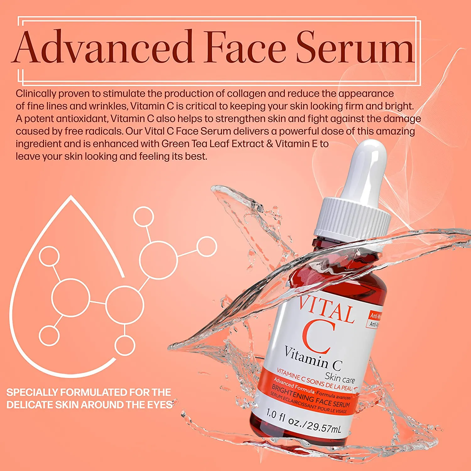 Vital-C Vitamin C Serum for Face, 1 oz