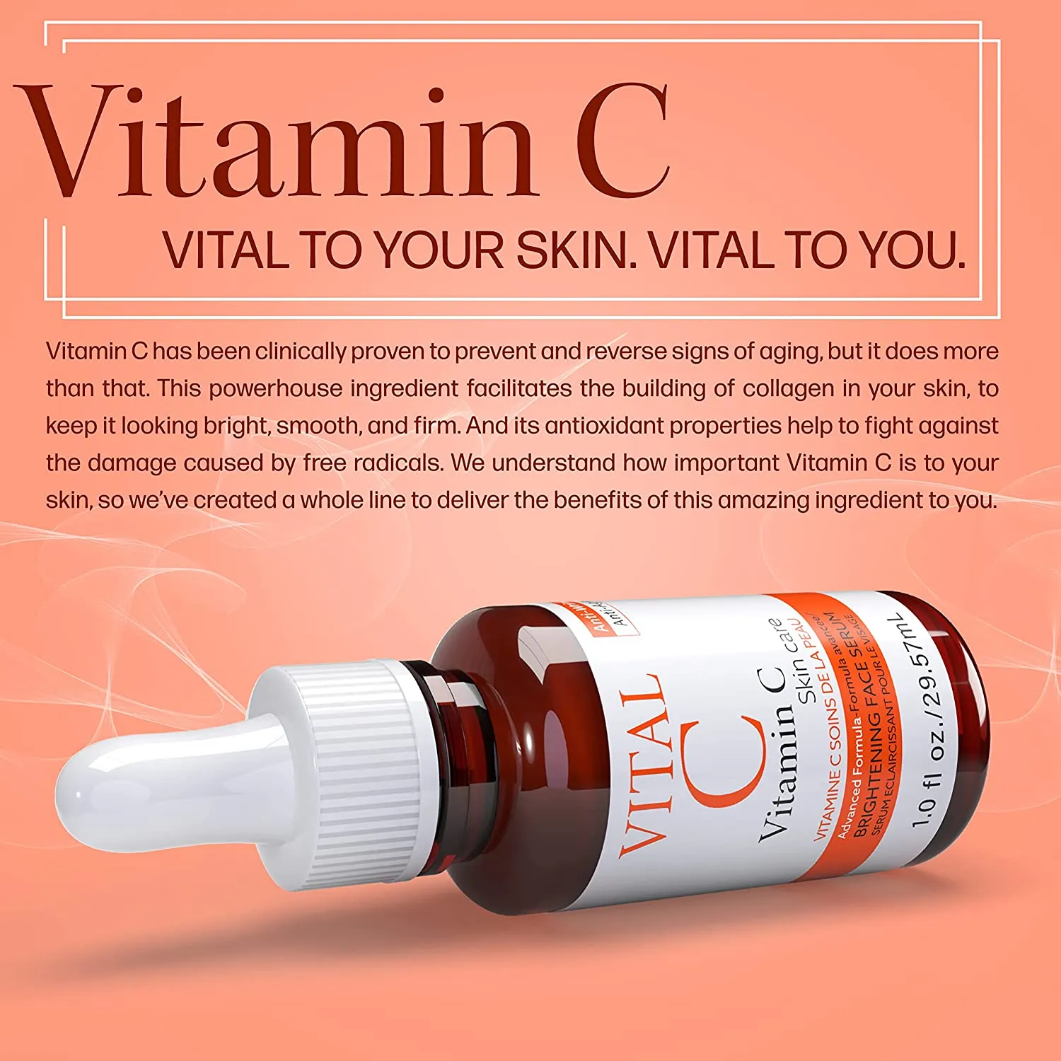 Vital-C Vitamin C Serum for Face, 1 oz