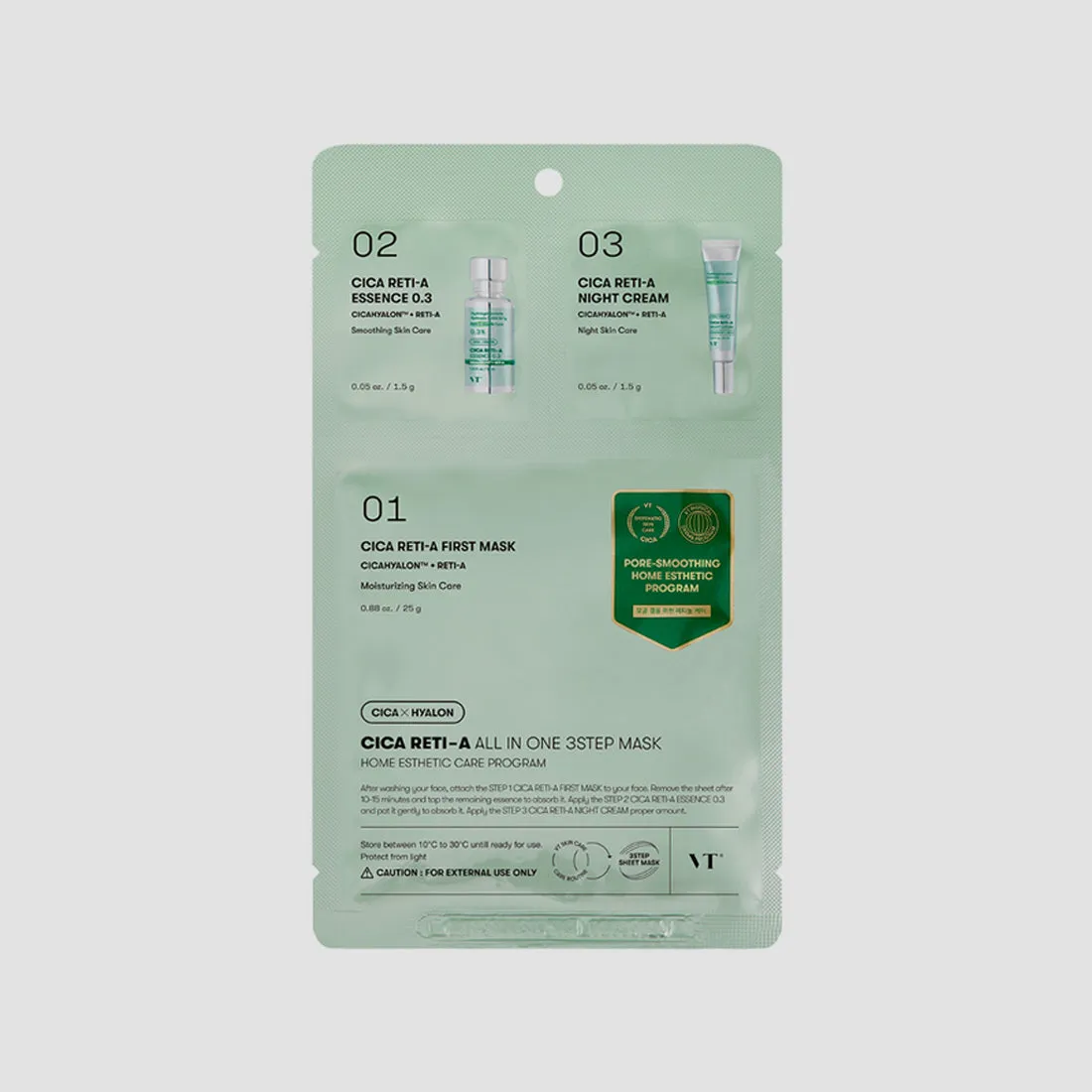VT Cica Reti-A All In One 3 Step Mask