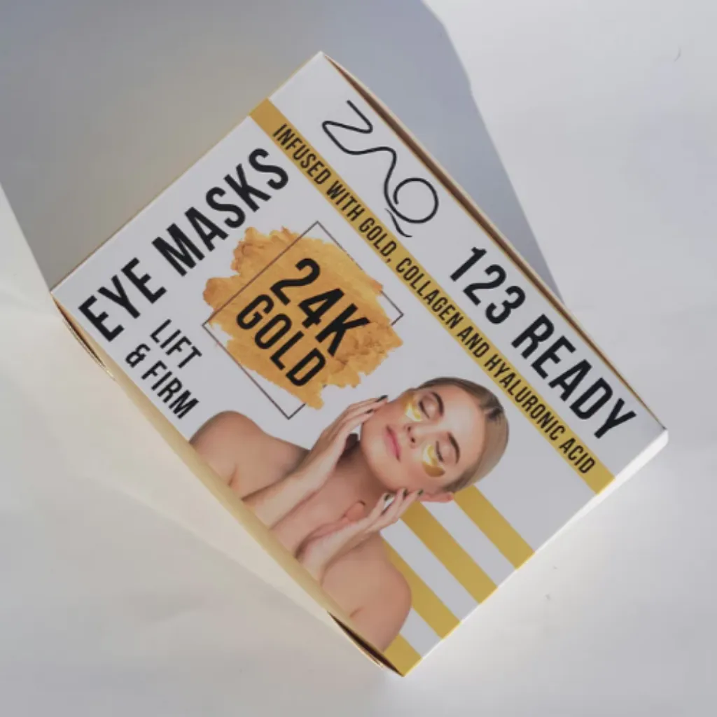 ZAQ 123 Ready 24K Gold Lift & Firm Gel Eye Patches