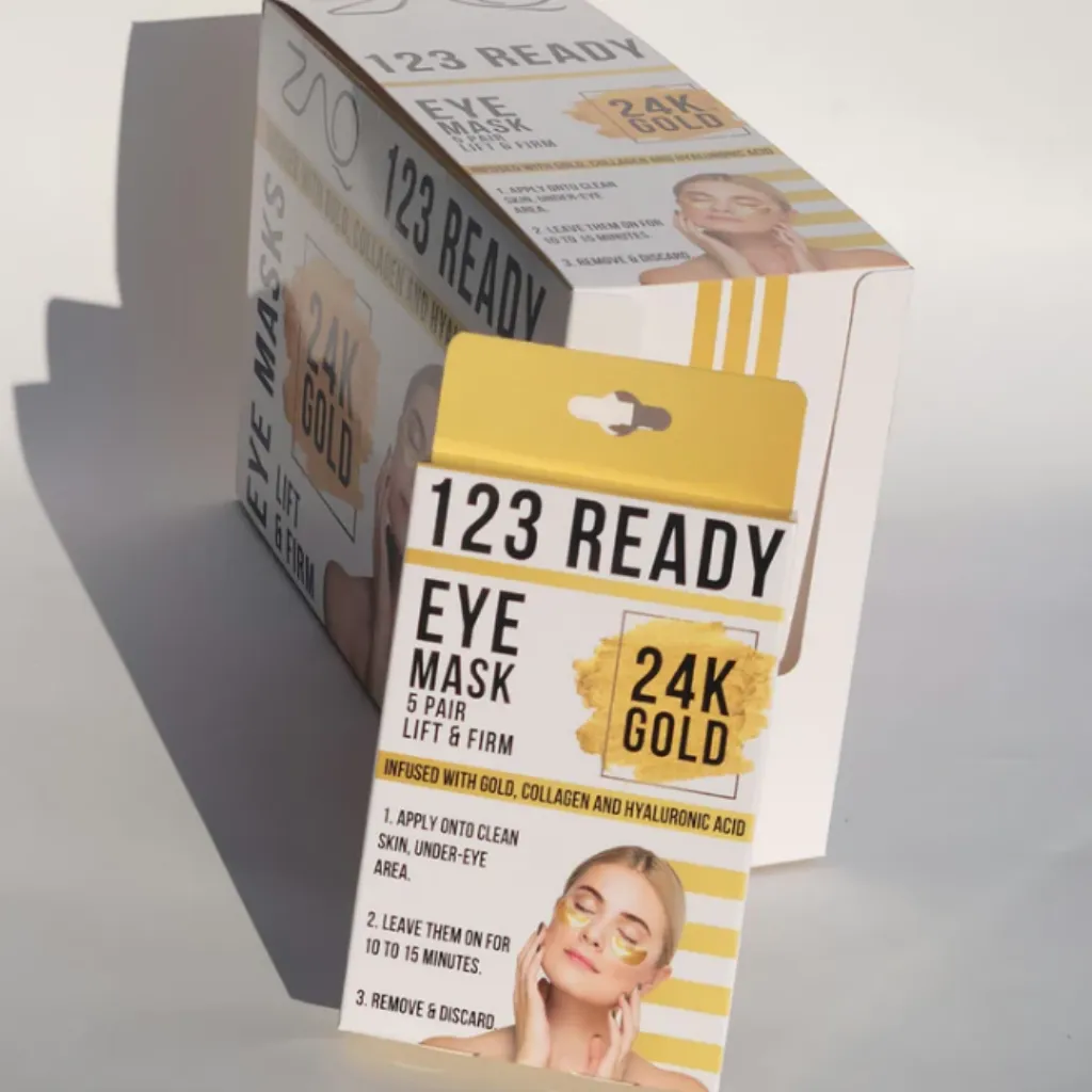 ZAQ 123 Ready 24K Gold Lift & Firm Gel Eye Patches
