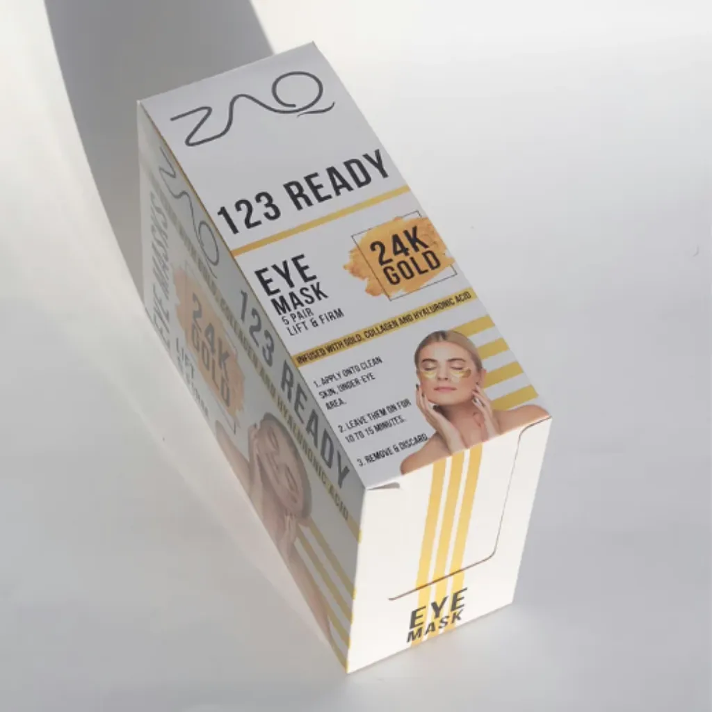 ZAQ 123 Ready 24K Gold Lift & Firm Gel Eye Patches